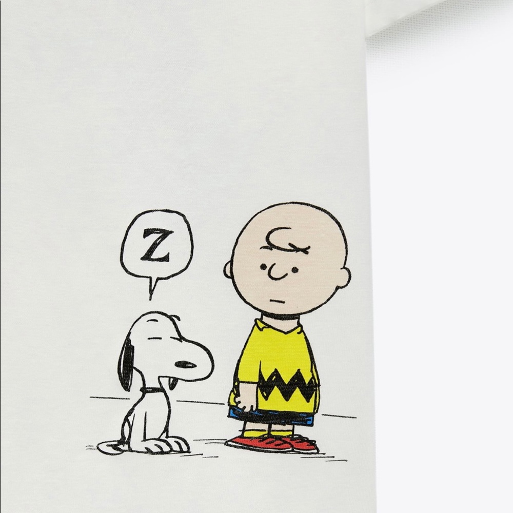 Zara Limited Edition Snoopy Peanuts T-shirt - Picture 4 of 4